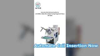 Machine d'insertion automatique de bobines pour moteurs