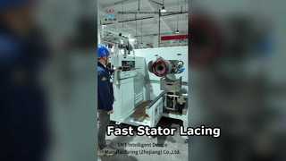 Grande machine de laçage de stator pour la fabrication de moteurs